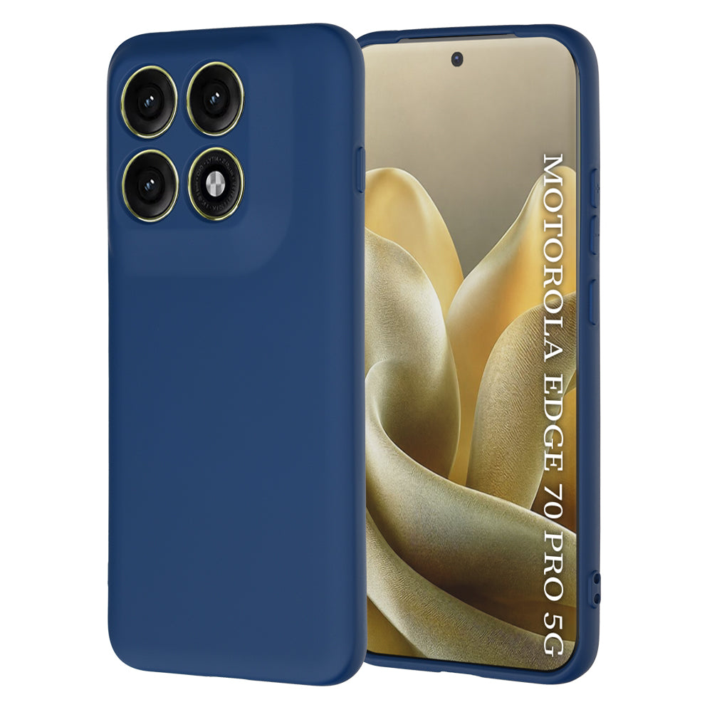 Cover til Motorola Edge 70 Pro, Techsuit, SoftFlex, Mørkeblå