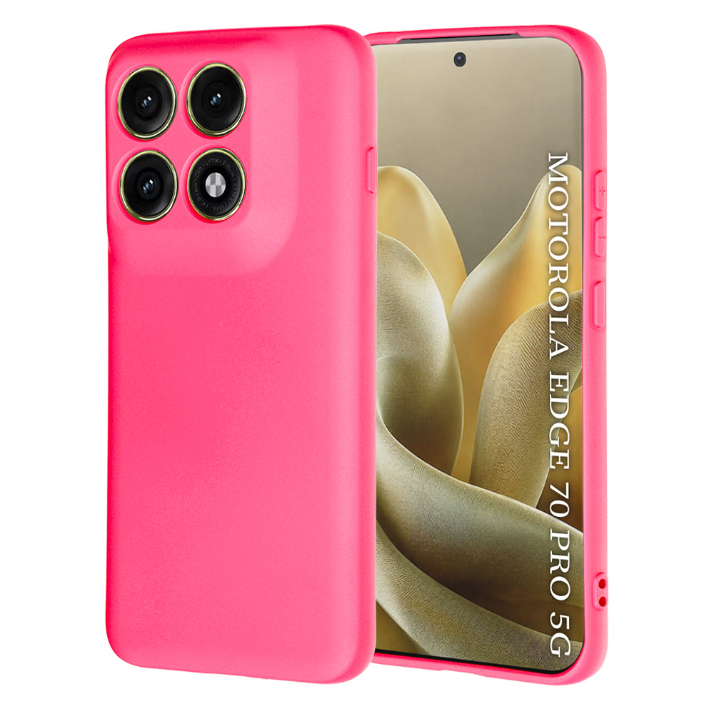 Cover til Motorola Edge 70 Pro, Techsuit, SoftFlex, Mørk Rosa