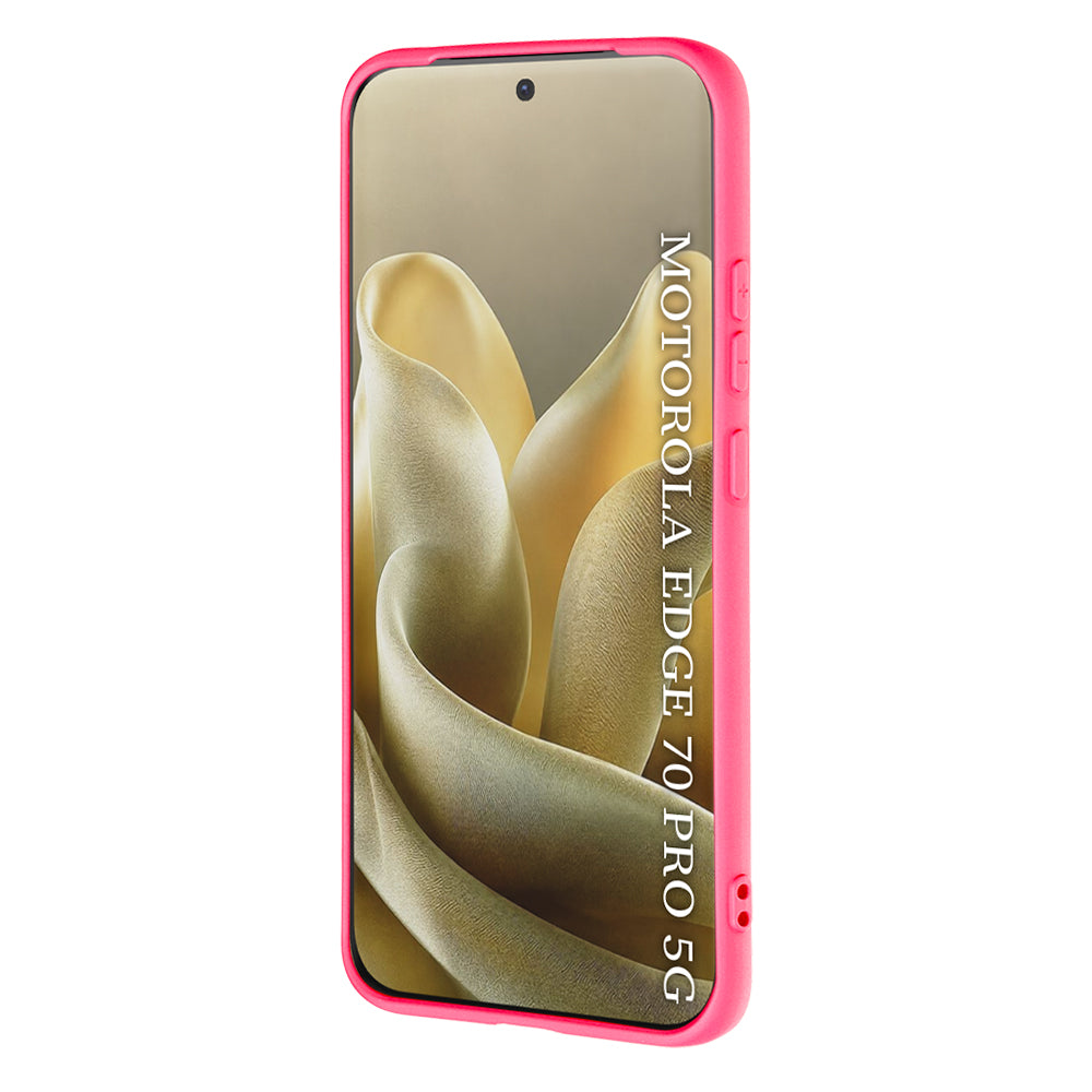 Cover til Motorola Edge 70 Pro, Techsuit, SoftFlex, Mørk Rosa