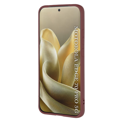 Cover til Motorola Edge 70 Pro, Techsuit, SoftFlex, Vinrød