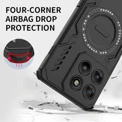 Etui til Motorola Edge 70, Techsuit, ArmorMag, Sort