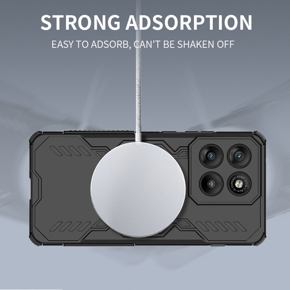 Etui til Motorola Edge 70, Techsuit, ArmorMag, Sort