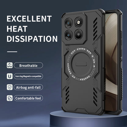 Etui til Motorola Edge 70, Techsuit, ArmorMag, Sort