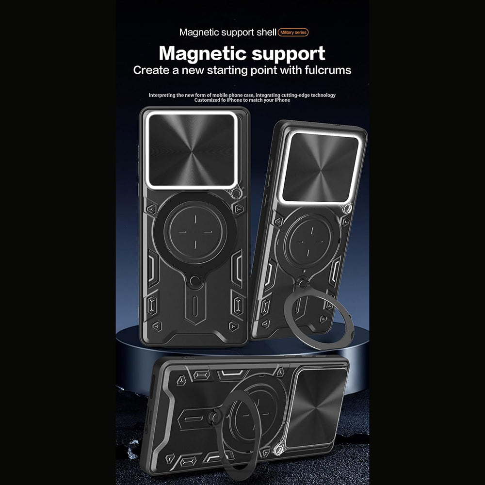 Etui til Motorola Edge 70, Techsuit, CamGuard Pro, Gylden Rosa