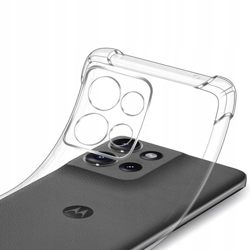 Etui til Motorola Edge 70, Techsuit, Shockproof Clear, Gennemsigtig