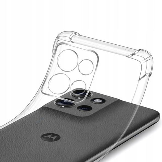 Etui til Motorola Edge 70, Techsuit, Shockproof Clear, Gennemsigtig