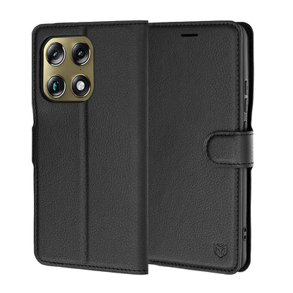 Cover til Motorola Edge 70 Ultra / Signature, Techsuit, Leather Folio, Sort