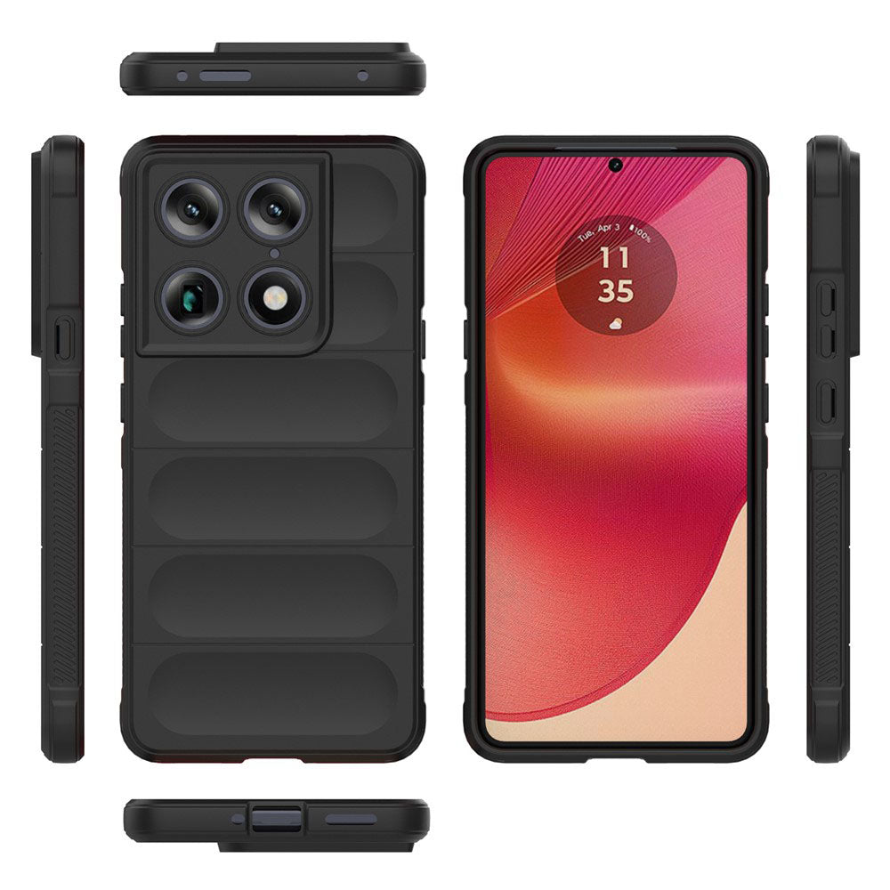 Cover til Motorola Edge 70 Ultra / Signature, Techsuit, Magic Shield, Sort