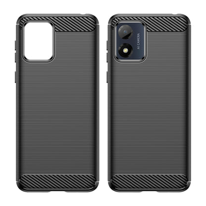 Cover til Motorola Moto E13, Techsuit, Carbon, Sort