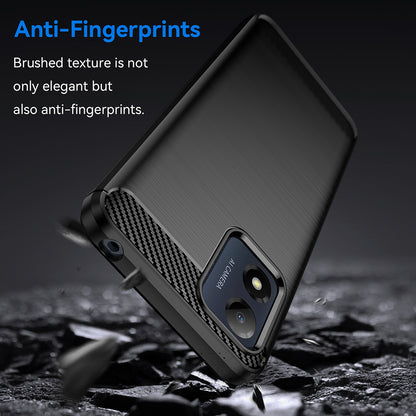 Cover til Motorola Moto E13, Techsuit, Carbon, Sort