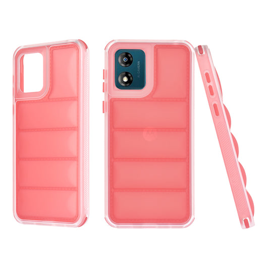 Cover til Motorola Moto E13, Techsuit, Wave Shield, Rød