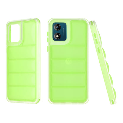 Cover til Motorola Moto E13, Techsuit, Wave Shield, Grøn