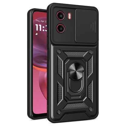 Cover til Motorola Moto E15 / G05, Techsuit, CamShield, Sort