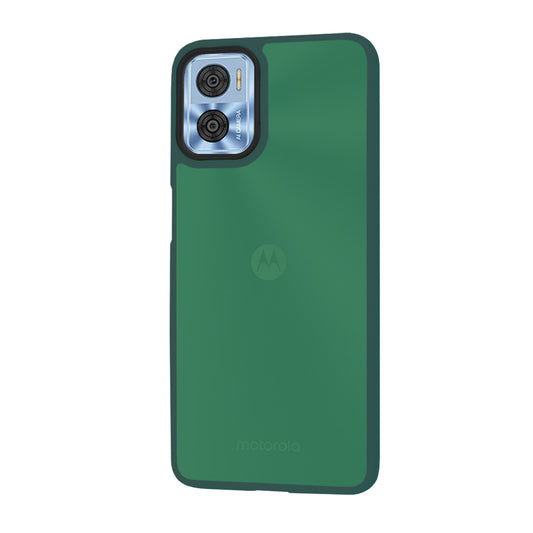 Cover til Motorola Moto E22i / E22, Techsuit, HaloFrost, Grøn