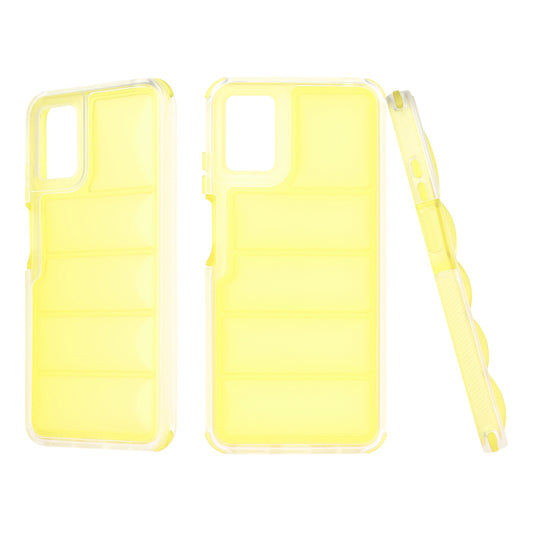 Cover til Motorola Moto E22i / E22, Techsuit, Wave Shield, Gul