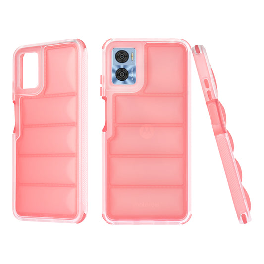 Cover til Motorola Moto E22i / E22, Techsuit, Wave Shield, Rød