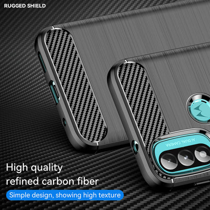 Cover til Motorola Moto E40 / E30 / E20, Techsuit, Carbon, Sort