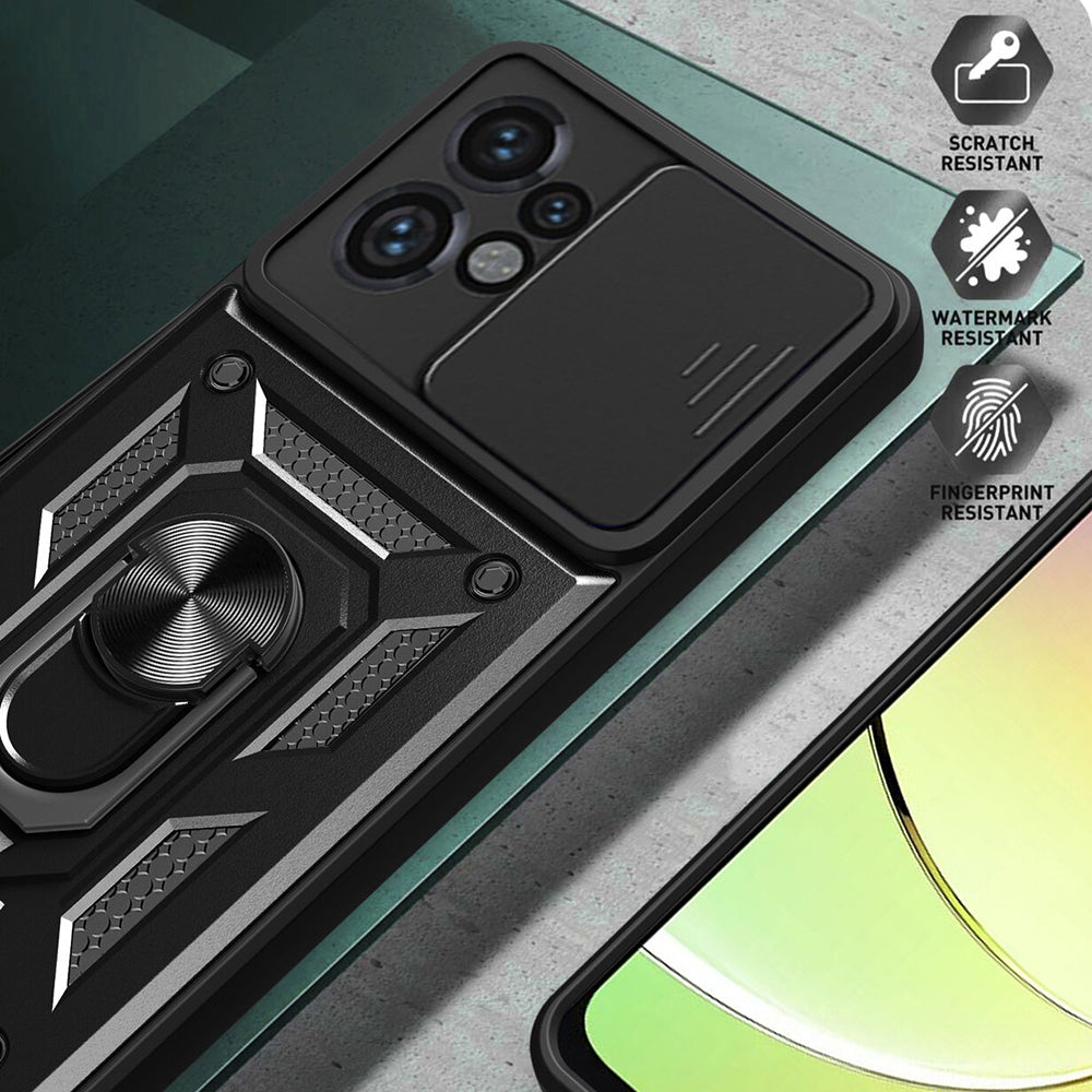 Etui til Motorola Moto G04s / E14 / G04 / G24, Techsuit, CamShield, Blå