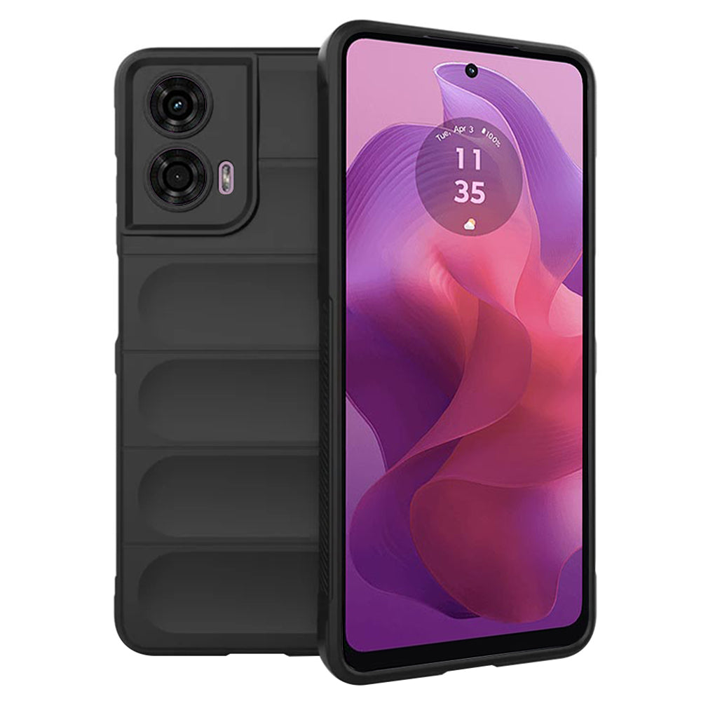 Cover til Motorola Moto G04s / E14 / G04 / G24, Techsuit, Magic Shield, Sort