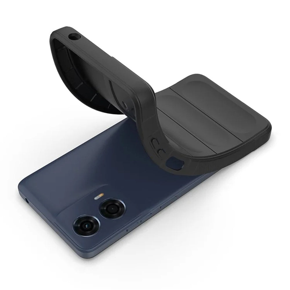 Cover til Motorola Moto G04s / E14 / G04 / G24, Techsuit, Magic Shield, Sort
