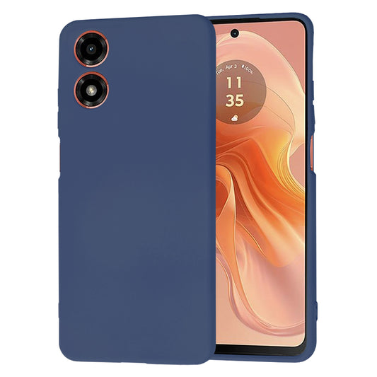 Etui til Motorola Moto G04s / E14 / G04, Techsuit, SoftFlex, Marineblå