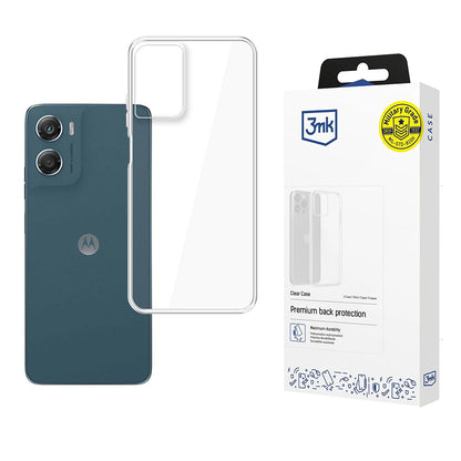 Etui til Motorola Moto G06, 3MK, Klar, Gennemsigtig