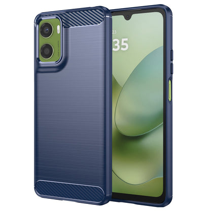 Etui til Motorola Moto G06 Power / G06, Techsuit, Carbon, Blå