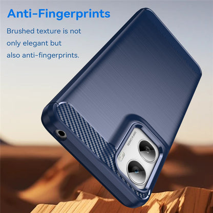 Etui til Motorola Moto G06 Power / G06, Techsuit, Carbon, Blå