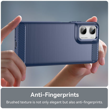 Etui til Motorola Moto G06 Power / G06, Techsuit, Carbon, Blå