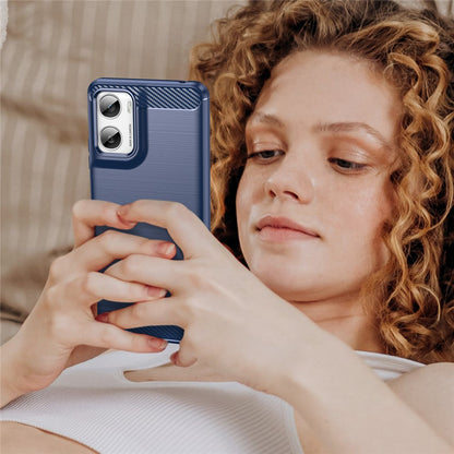 Etui til Motorola Moto G06 Power / G06, Techsuit, Carbon, Blå