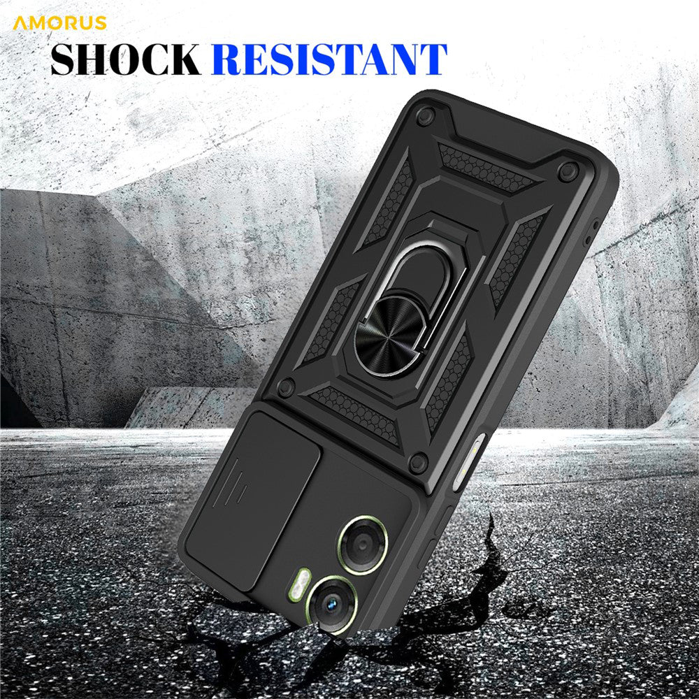 Etui til Motorola Moto G06, Techsuit, CamShield, Blå