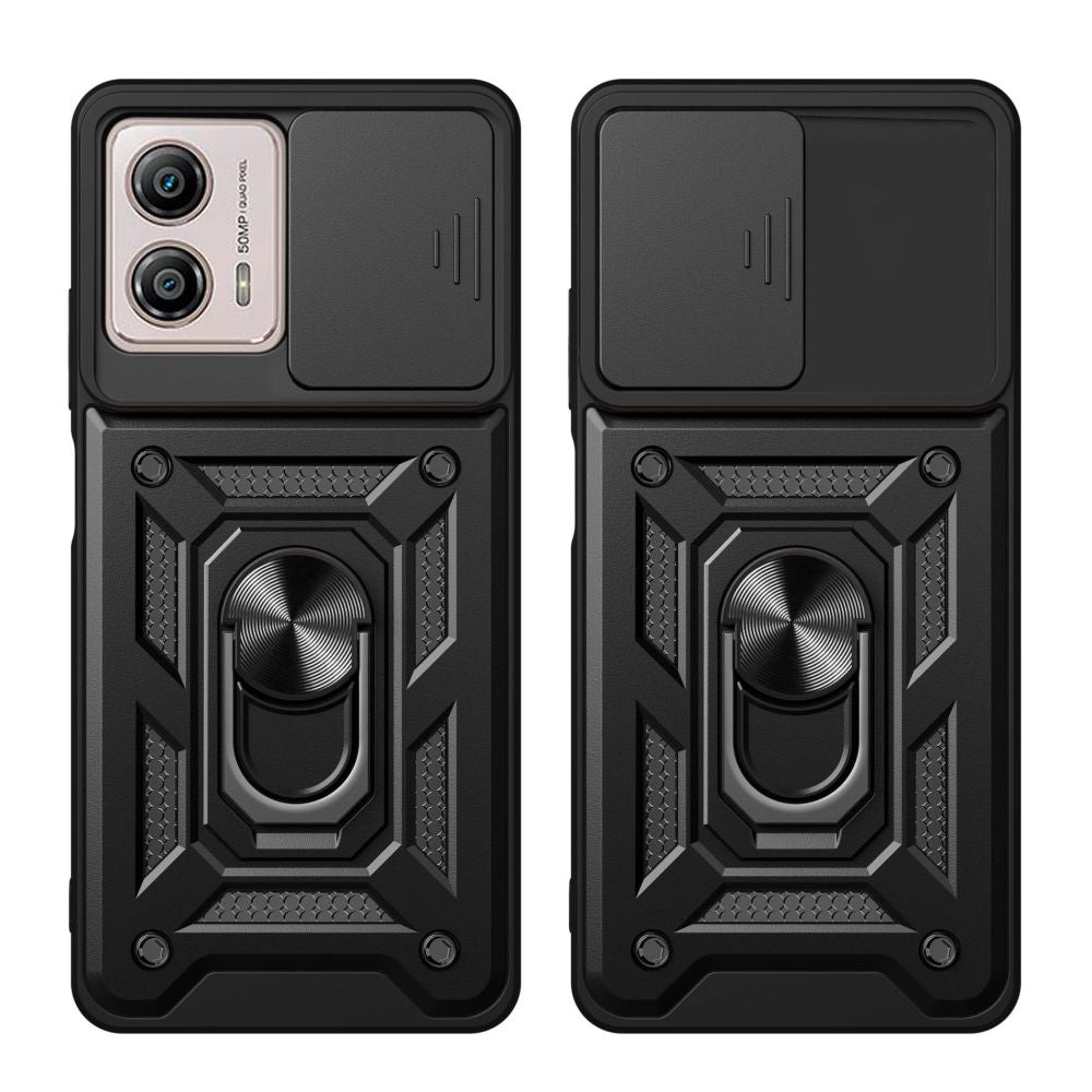 Cover til Motorola Moto G13 / G23 / G53, Techsuit, CamShield, Sort