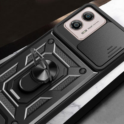 Cover til Motorola Moto G13 / G23 / G53, Techsuit, CamShield, Sort