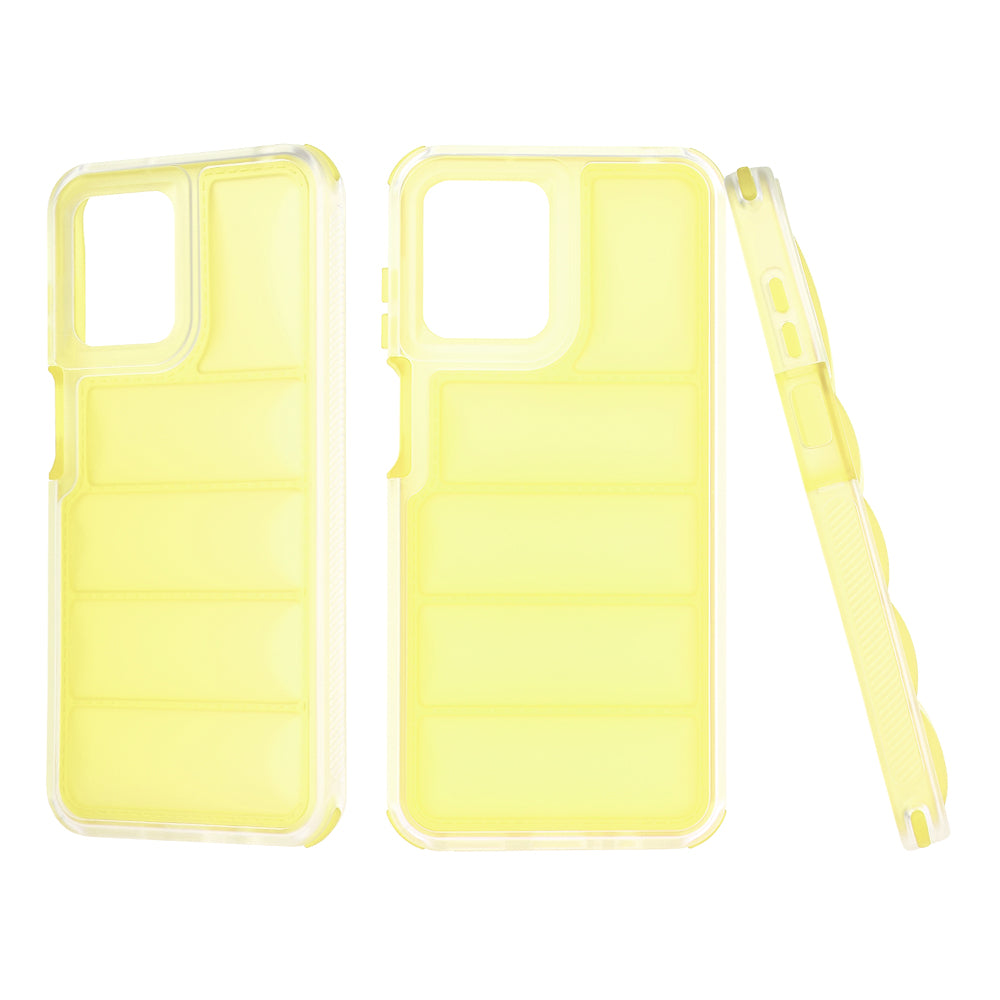 Cover til Motorola Moto G13 / G23 / G53, Techsuit, Wave Shield, Gul