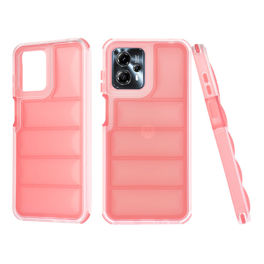 Case for Motorola Moto G13 / G23 / G53, Techsuit, Wave Shield, Red