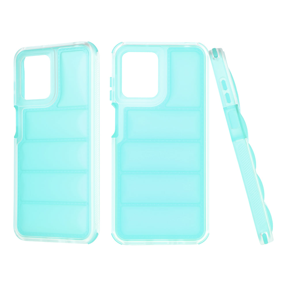 Cover til Motorola Moto G13 / G23 / G53, Techsuit, Wave Shield, Turkis