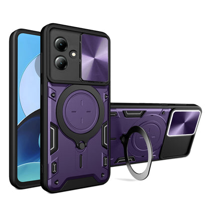 Cover til Motorola Moto G14, Techsuit, CamGuard Pro, Lilla