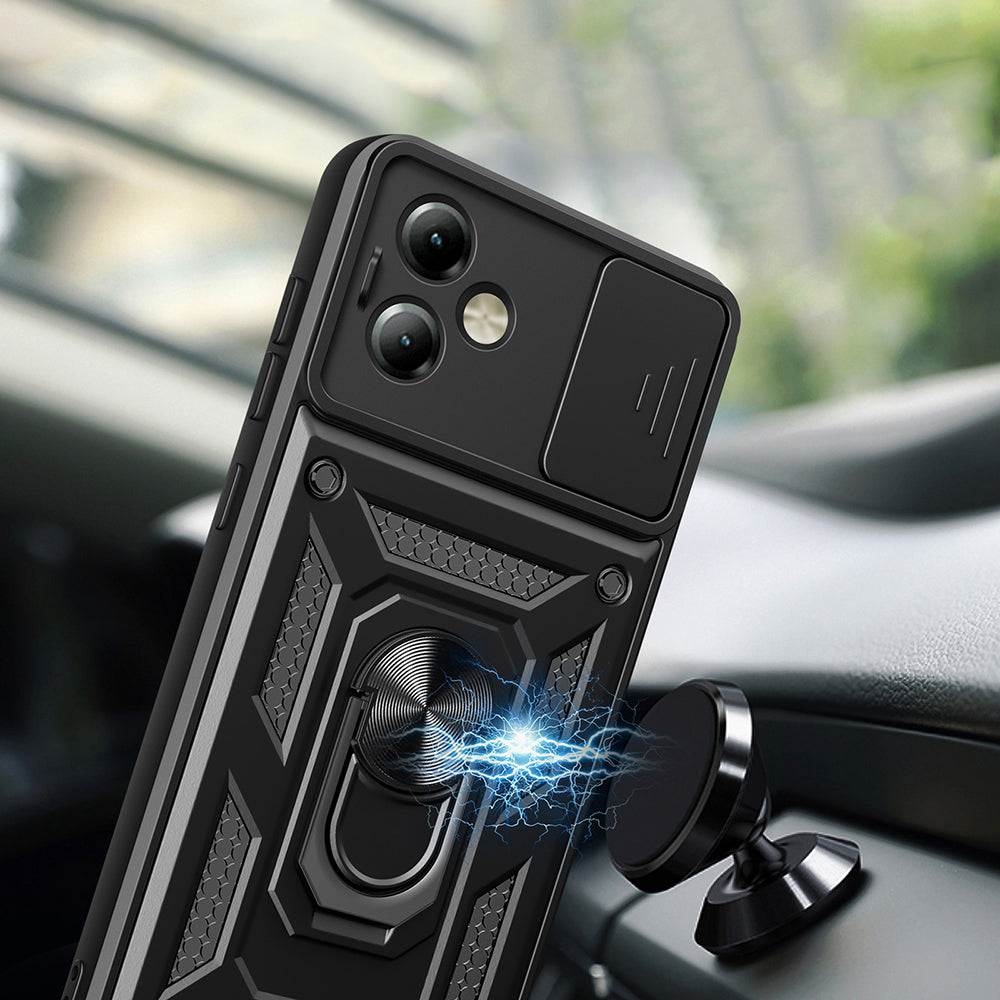 Cover til Motorola Moto G14, Techsuit, CamShield, Blå