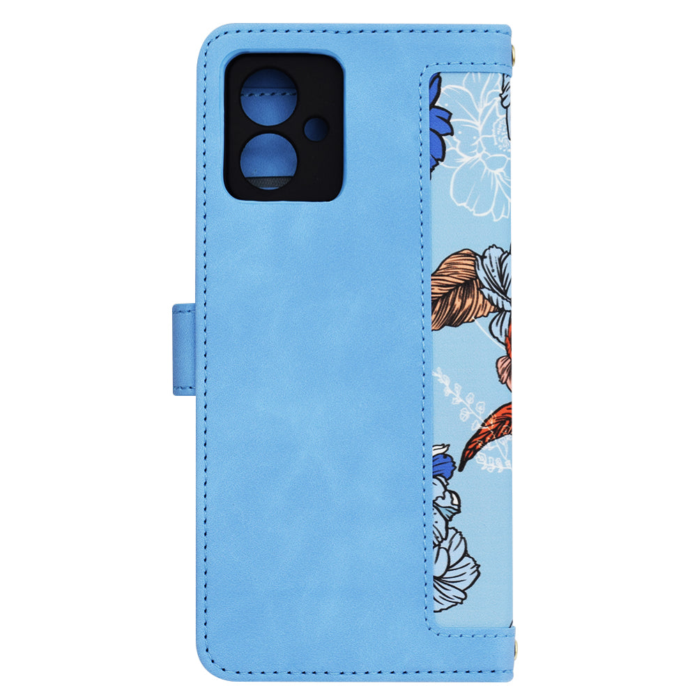 Cover til Motorola Moto G14, Techsuit, FlipCraft, Blå