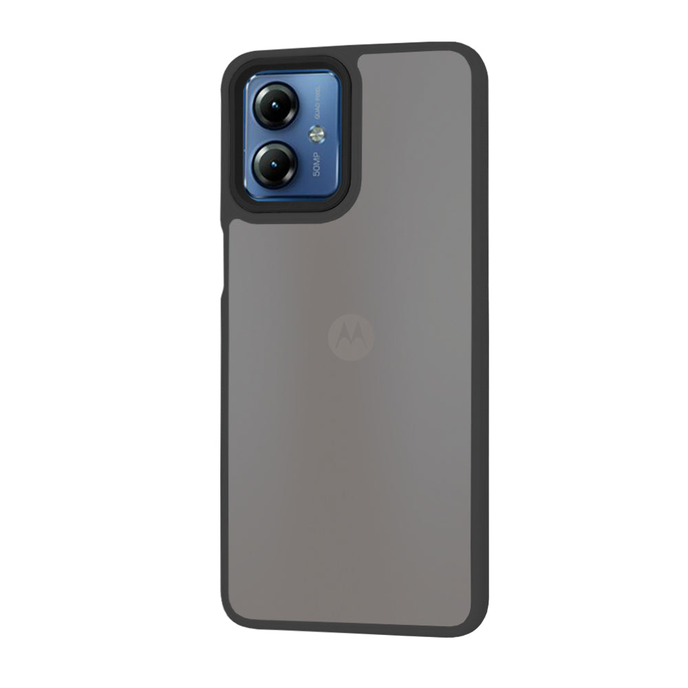 Cover til Motorola Moto G14, Techsuit, HaloFrost, Sort