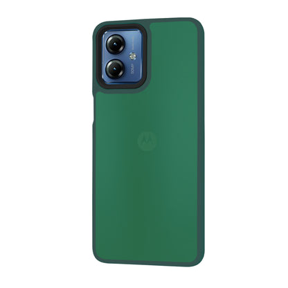 Cover til Motorola Moto G14, Techsuit, HaloFrost, Grøn