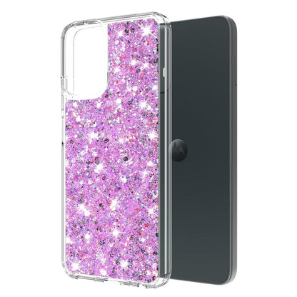Cover til Motorola Moto G14, Techsuit, Sparkly Glitter, Magenta