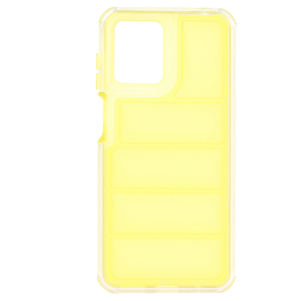 Case for Motorola Moto G14, Techsuit, Wave Shield, Yellow