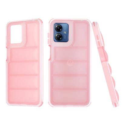 Cover til Motorola Moto G14, Techsuit, Wave Shield, Pink