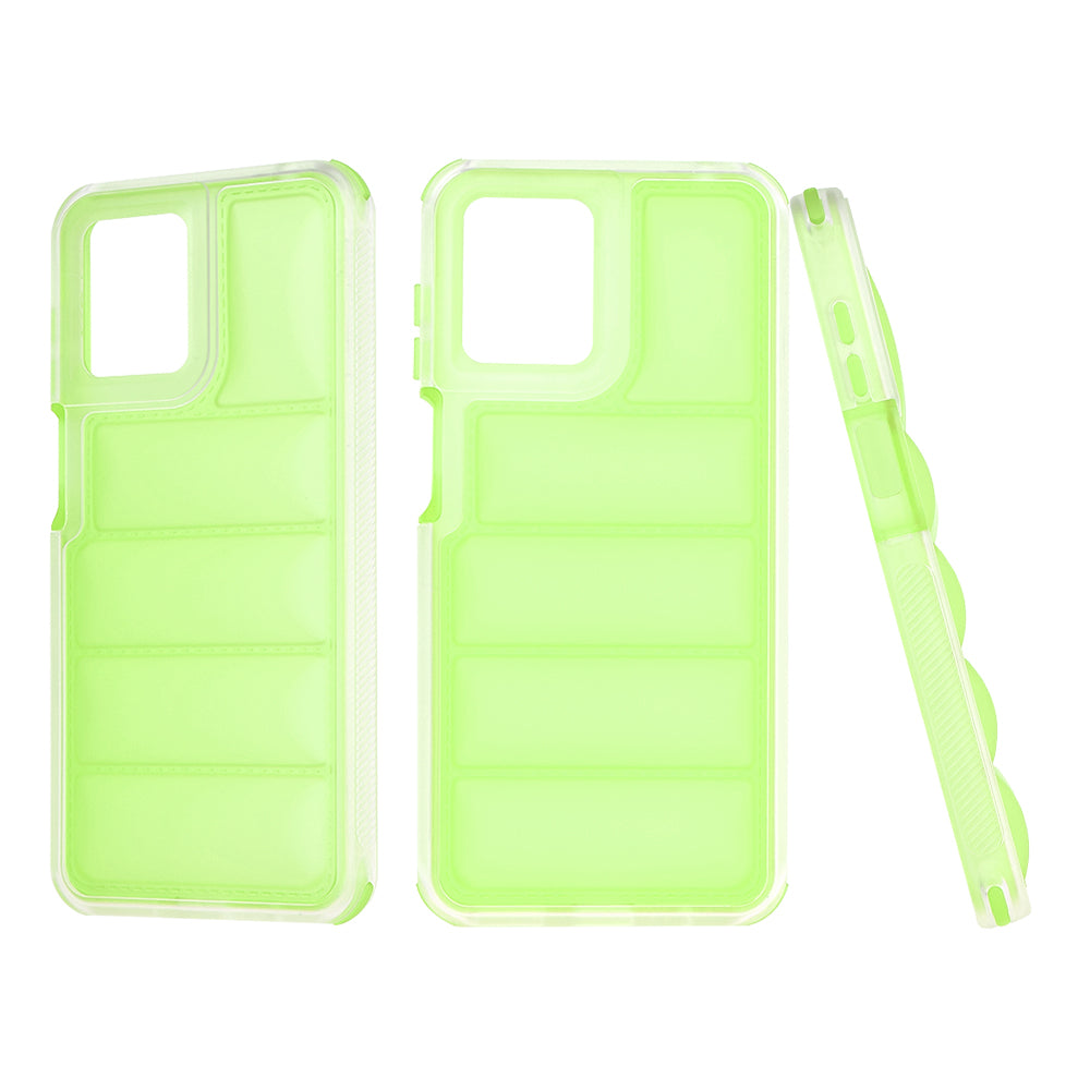 Cover til Motorola Moto G14, Techsuit, Wave Shield, Grøn
