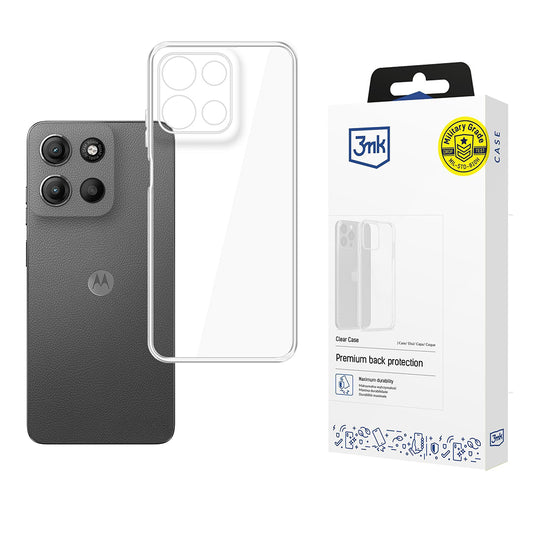 Cover til Motorola Moto G15 / G15 Power, 3MK, Klar, Transparent