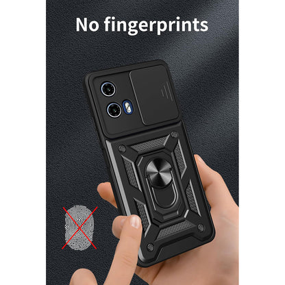 Cover til Motorola Moto G15 / G15 Power, Techsuit, CamShield, Sort