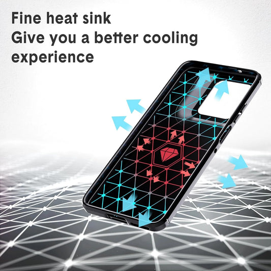 Cover til Motorola Moto G15 / G15 Power, Techsuit, Carbon, Sort