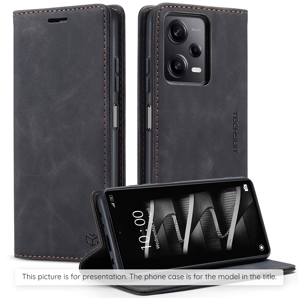 Cover til Motorola Moto G15 / G15 Power, Techsuit, Confy, Sort