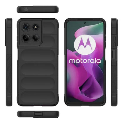 Cover til Motorola Moto G15 / G15 Power, Techsuit, Magic Shield, Sort